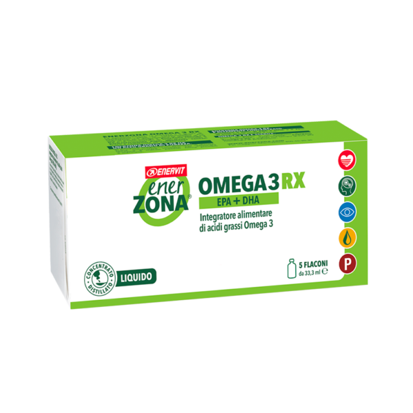 Enervit EnerZona Omega 3RX vedelik 33,3ml x 5 (EPA+DHA)