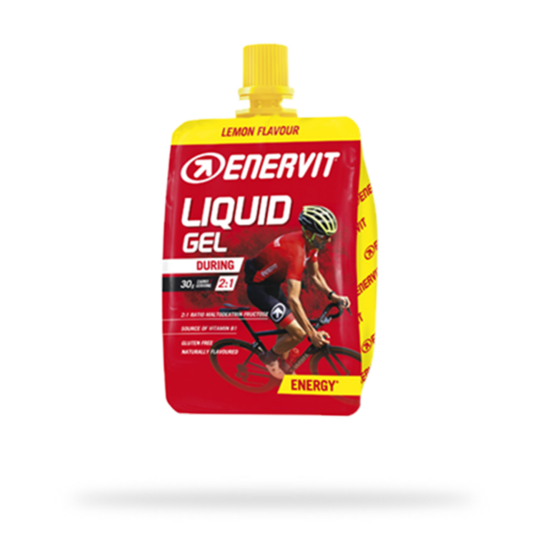 Enervit E.SPORT vedel energiageel (korgiga) 60ml sidrun