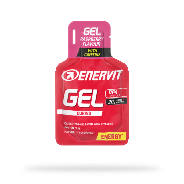 Enervit E.SPORT Energiageel kofeiiniga 25ml vaarikas