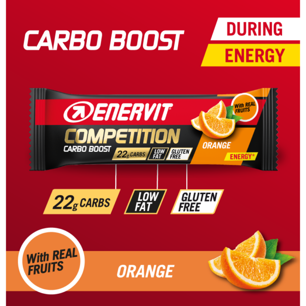 Enervit E.SPORT energiabatoon Competition 30g apelsin - Image 2