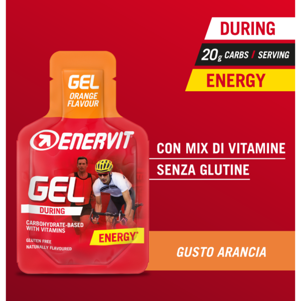 Enervit E.SPORT Energiageel 25ml apelsin - Image 2