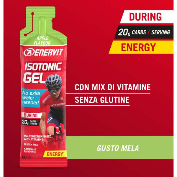 Enervit E.SPORT energiageel Isotooniline 60ml õun - Image 2