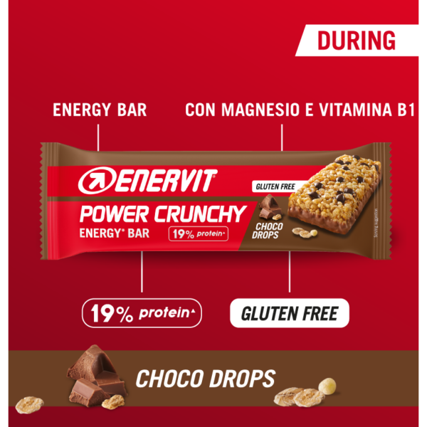 Enervit energy bar Power Crunchy 40g choco - Image 2