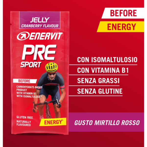 Enervit E.SPORT Presport jelly 45g cranberry - Image 2