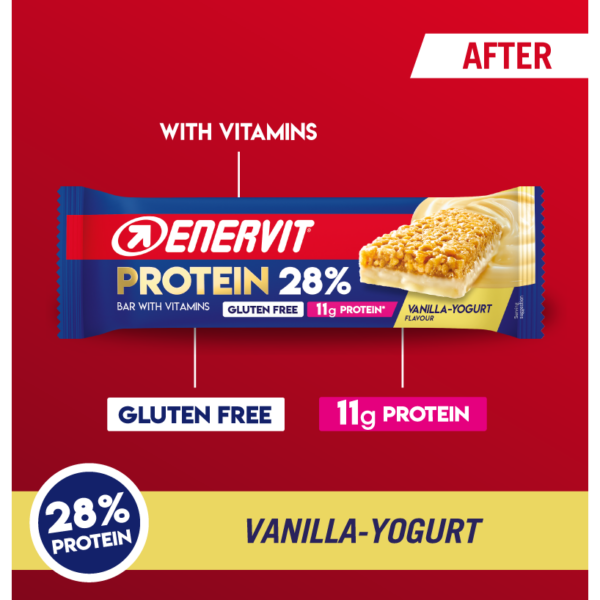 Enervit E.SPORT protein bar 40g vanilla-yogurt - Image 2