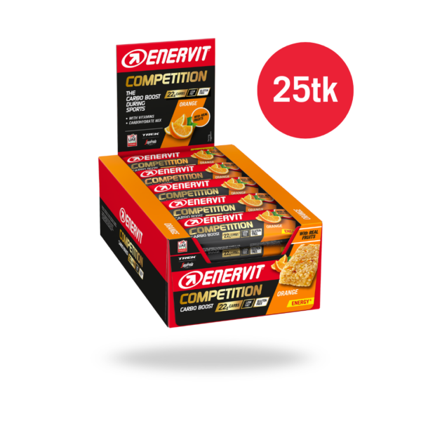 Enervit E.SPORT energiabatoon Competition 30g apelsin KARP 25tk