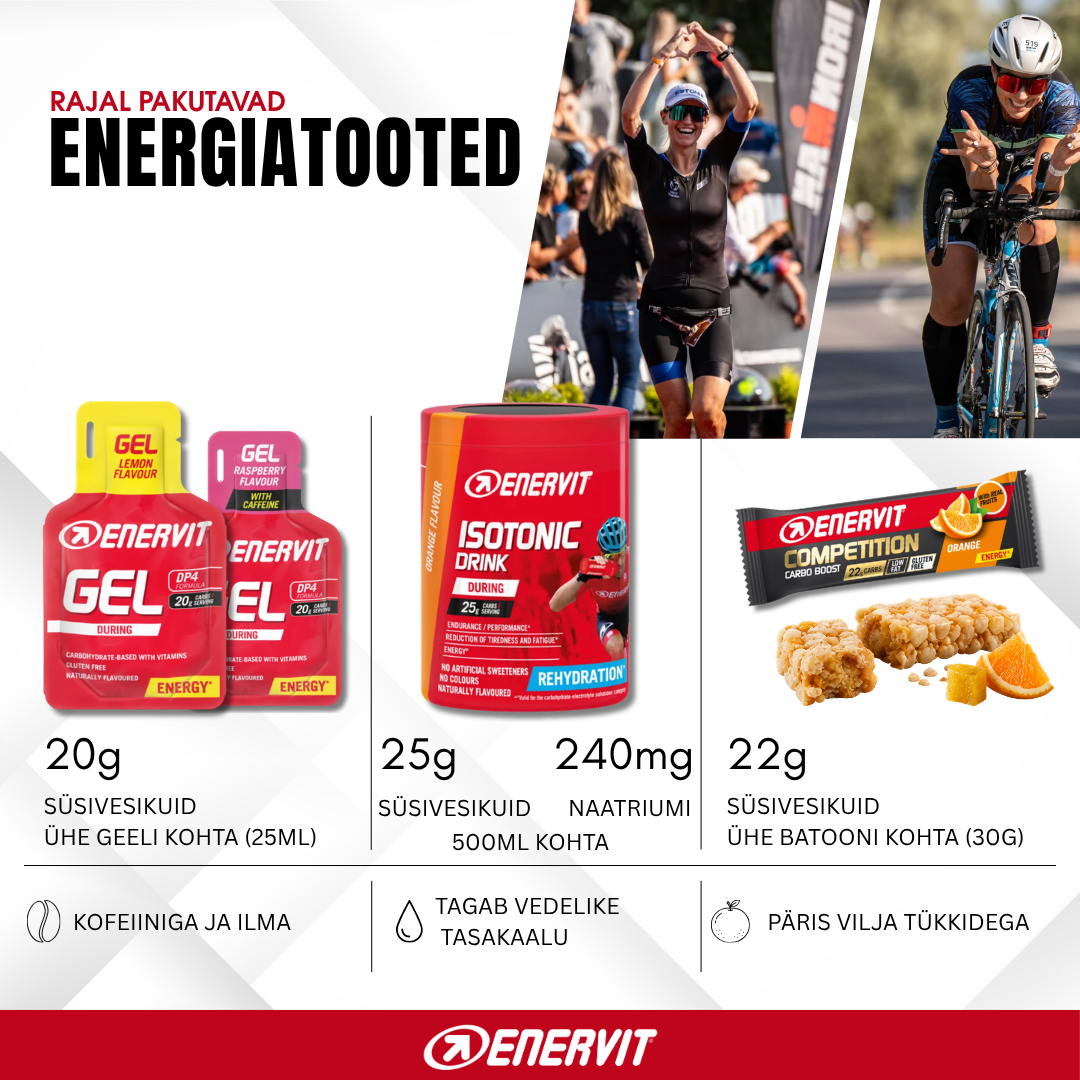Enervit Ironman Tallinn energia proovikomplekt